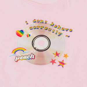 Peach PRC 'I Don't Behave Correctly' Shirt